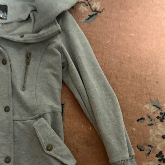 Skatie Heather Gray Utility Jacket - Picture 6 of 9